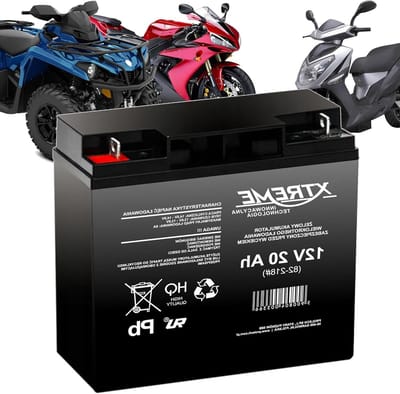 Gel Accu - 12V Batterij - Noodstroom Leveren - Onderhoudsvrij Ontwerp - 20Ah Capaciteit - Zwart