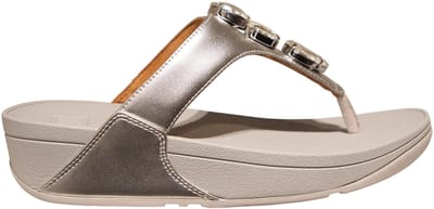 FitFlop Dames sandalen Lulu Ultra-Jewel Metallic teensandalen A5D