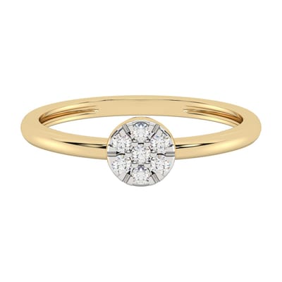 Diam Addict Ring 585 Gelbgold mit im Labor gezüchteten Diamanten