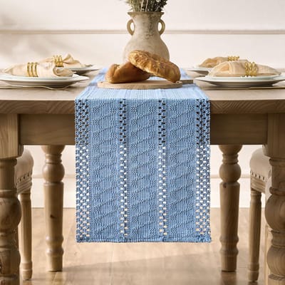 Tafelloper Jute - Boho Decoratie - Feestelijke Tafel - Natuurlijke Stijl - 30 x 140 cm - Herfstkleuren