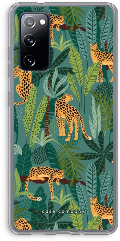 Case Company® - Hoesje geschikt voor Samsung Galaxy S20 FE / S20 FE 5G hoesje - Luipaard 2 - Soft Cover Telefoonhoesje - Bescherming aan alle Kanten en Schermrand