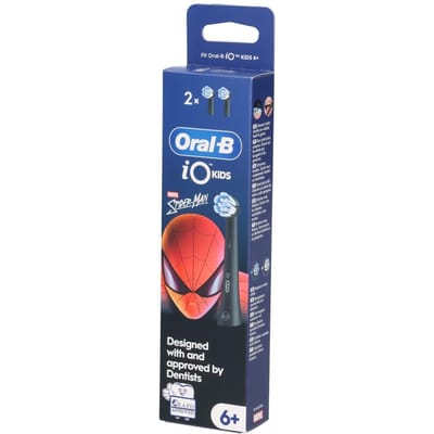 Oral-B iO Kids 6+ Marvel Spiderman opzetborstel voor elektrische tandenborstel - 2 stuks
