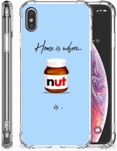 Apple iPhone Xs Max Beschermhoes Nut Home