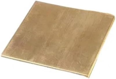 Messing Plaat - Metaal Blad - Ambachten Maken - Goede Bewerking - 100x200mm 2mm - Messing Kleur