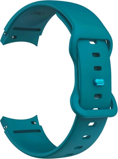 Siliconen bandje - geschikt voor Samsung Galaxy Watch 7 / Watch FE / Watch 6 / Watch 6 Classic / Watch 5 / Watch 5 Pro / Watch 4 / Watch 4 Classic - staalblauw
