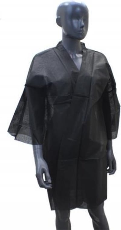KIMONO SPA WEGWERP ZWART (10STUKS) - KIMONO - SPA - BEAUTY - WEGWERP