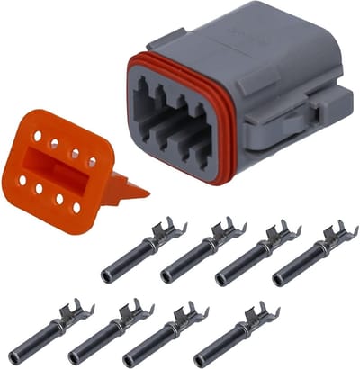 KALI-1208-S Duitse DT-connector socketset 8-pins