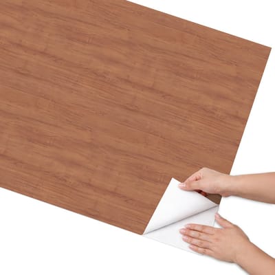 Coloray Meubel Wrap Folie - Bruin Meubelfolie - 75x150 cm - Decoratiefolie Zelfklevend Houten motief - Meubelfolie Zelfklevend - Rustiek Meubelfolie - Wrapfolie Keuken - Wanddecoratie - Texturen