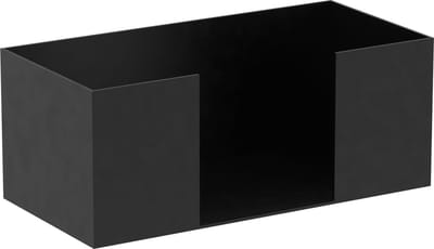 psmlighting Cascade Tissuehouder | L250xB120xH100mm | Aluminium | Zwart