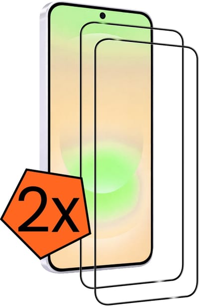 Screenprotector - 2 Stuks - Geschikt voor Samsung Galaxy A37 - Full Cover - Gehard Glas - Beschermglas - Tempered Glass - Screen Protector