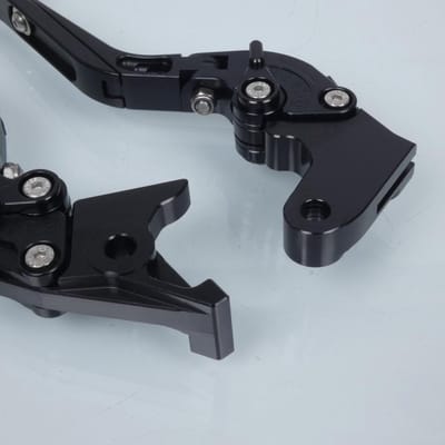 Levier Myra pour moto Honda 600 CBR F 2011 à 2013 alu CNC noir / paire Neuf