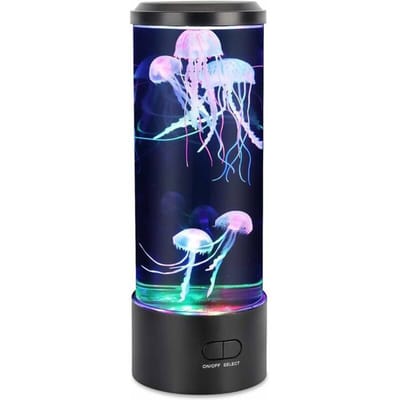Kwallenlamp - RNEMITERY - 7 LED-kleuren - Nachtlampje kind - USB oplaadbaar - 1 W