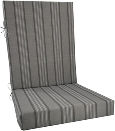 Stoelkussen - Zitkussen - Buiten Ontspannen - Waterdicht en UV-beschermd - 47 x 105.5 cm - Grijs