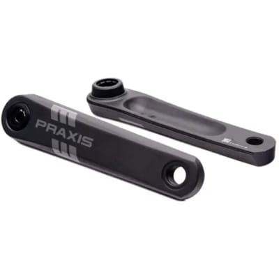 Praxis crankstel E-bike type 3 aluminium Isis 165mm