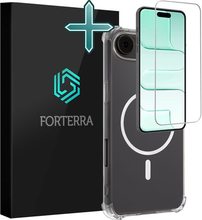 Hoesje Met Screenprotector - Geschikt voor Apple iPhone Air - Magsafe Compatible - Sterk & Shockproof - Shock Proof Case - Back Cover - Telefoon Hoes - Transparant