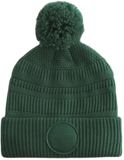 Fan Patch Beanie - Bottle Green - One Size