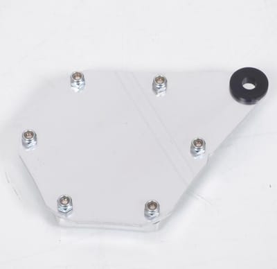 Zeshoekige aluminium verzekeringsstickerhouder voor motor scooter 90x125mm nieuw