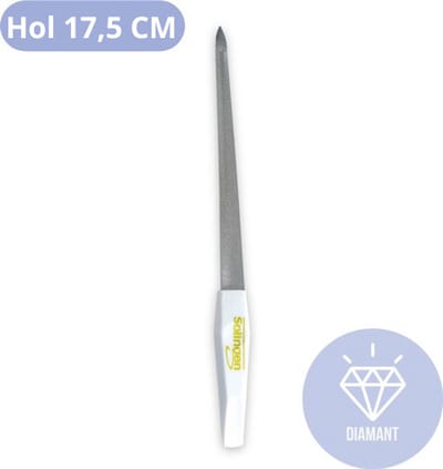 Solingen - Professionele Diamant Nagelvijl - 17,5 CM - Curved / Hol - Mooie Verzorgde Nagels - Nagelverzorging - Nagelriemen - Manicure & Pedicure - Alle Nagels.