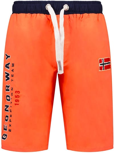 Geographical Norway Zwembroek Qoderato Fluo Coraal - L
