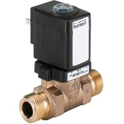 Magneetventiel G3/4'' Mannelijk NC Messing EPDM 0-10bar/145psi 24VAC Anti-Waterslag Drinkwater 6213 312249