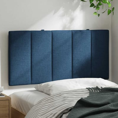 vidaXL - Hoofdbordkussen - "Hanko" - 100 - cm - stof - blauw