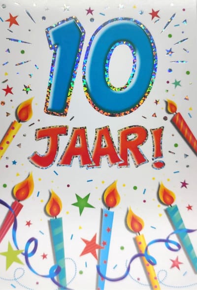 Kaart - That funny age - 10 jaar -TFA013