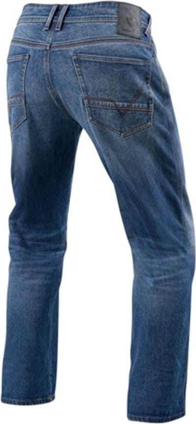 REV'IT! Jeans Philly 3 LF Mid Blue Used Motorcycle Jeans - Maat L34/W32 - Broek