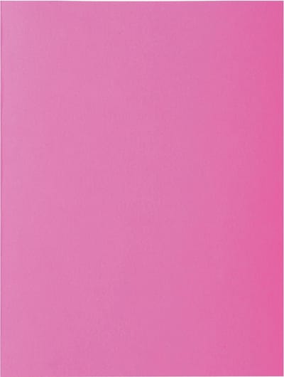 Exacompta 10x ROCK''S 210 Pak van 10 dossiermappen 210g/m2 24x32cm voor A4. - Roze - 217120E