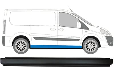 Volledige dorpel voor Fiat Scudo 2007-2016 / Rechts