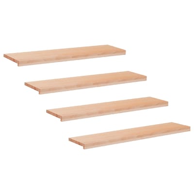 vidaXL - Traplopers - 4 - st - 110 - x - 25 - x - 2 - cm - Naturel - Massief - beukenhout