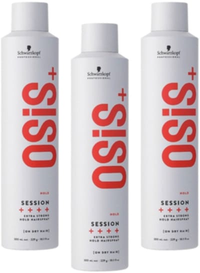 Schwarzkopf Professional OSiS+ Session Hairspray - Haarlak - 500 ml - Voordeelverpakking 3 stuks