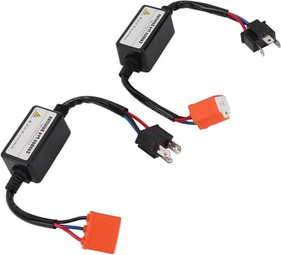 2PCS LED Weerstand Ceramiek, H4 Type Lamp 35W 12V LED Lamp Decodering Foutverwijdering en Anti-Flikkeren Harness voor Canbus Systemen