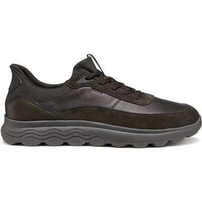 Geox - U56MPA - Lage sneakersVrije tijdsschoenenHeren sneakers - Kleur: Bruin - Maat: 42