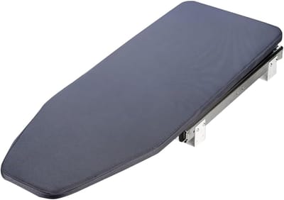 Verborgen strijkplank - Opvouwbaar strijkstation - Ruimtebesparend strijken - Soepel uitschuifbaar - 82x31 cm - Donkergrijsblauw