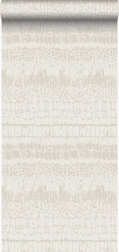 Origin Wallcoverings behang dierenhuid gebroken wit - 53 cm x 10.05 m - 346649