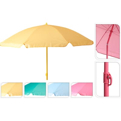 Strandparasol diameter 180cm 4 assortiment