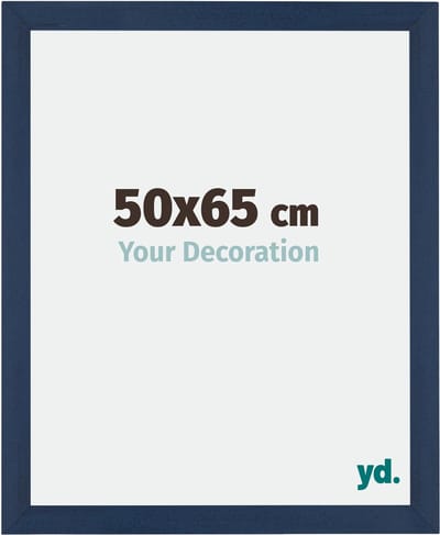 Your Decoration - Fotolijst 50x65 cm - MDF - Donkerblauw Geveegd - Mura