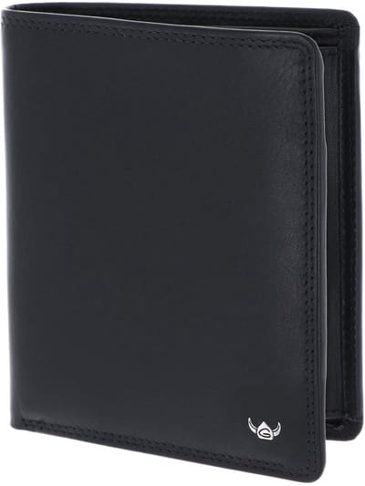 Golden Head Leren portemonnee Polo RFID Protect Kombischeintasche 1249 Schwarz zwart