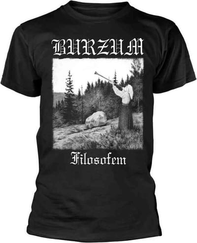 Burzum Unisex Tshirt -S- FILOSOFEM 2018 Zwart