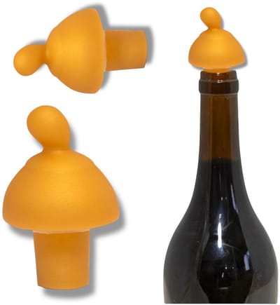 Grappige Tepel Flesstopper Goud – Ondeugend Design – Perfect voor Vrijgezellenfeesten & Cadeaus