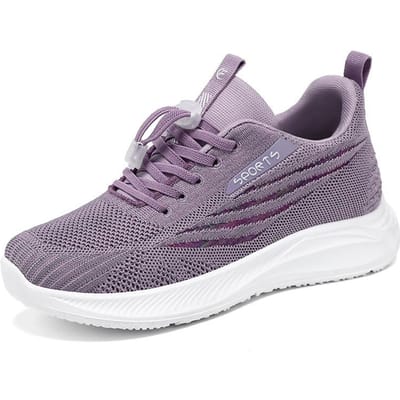 Schoenen voor Middelbare Leeftijd en Ouderen Lente Nieuwe Schoenen Casual Ademende Schoenen voor Ouderen Comfortabele Wandelschoenen Dames 41 gray