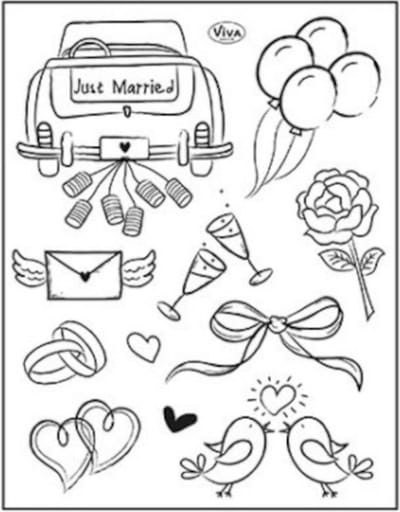 Viva Decor - Clear Stamp - Just Married