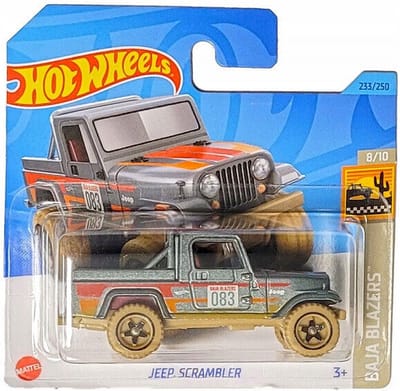 HOT WHEELS BL JEEP SCRAMBLER 233/250 083 HW BAJA BLAZERS 8/10