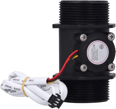 Water Flow Sensor met Plastic Turbine voor G1.5 Male Thread - 5-150 L/min voor Waterverwarmers en Dispensers, Nauwkeurige Doorstroming en Betrouwbaarheid