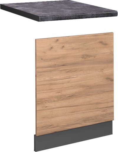 Vicco Fame-Line Frontpaneel – 60 cm, WB Antraciet Krachtige eik goud