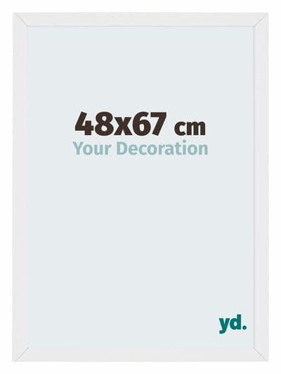 Your Decoration - Puzzellijst 48x67 cm - Wit Hoogglans - Puzzellijst 500-1000 stukjes - MDF Fotolijst - Mura