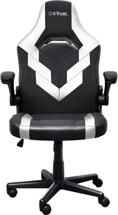 Trust GXT 703W Riye - Gaming Stoel - Gamingstoel - Bureaustoel - Verstelbaar - Gamestoel - Gaming Chair - Wit/Zwart