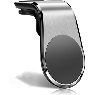 Mini magnetische autotelefoonhouder Metalen ontluchter Mount Stand GPS-telefoonhouder voor alle telefoons gray