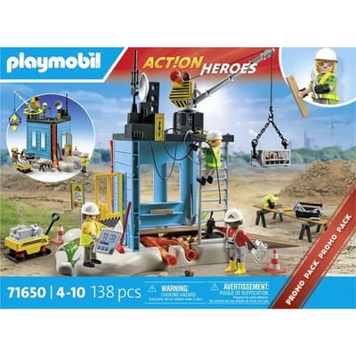 Simulatiespellen voor arbeiders en bouwplaats Playmobil
