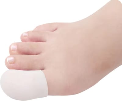 Scoby - Teenspreider - Teenbeschermer - Teenpijn - Pijnlijke teen - Teen Correctie - Comfortabel - Toe Protector - Maat Small - Wit - 2 Stuks